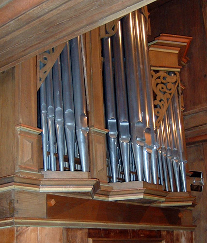 Weipoldshausen Ansicht der Orgel